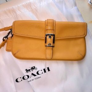 Coach Leather Wristlet